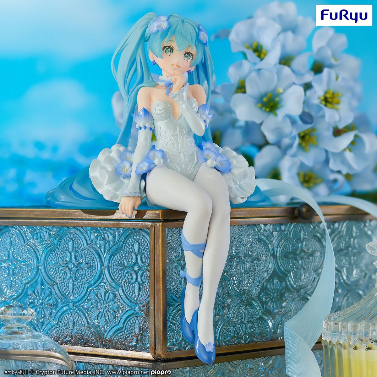 Hatsune Miku - Flower Fairy Nemophila Noodle Stopper Figure