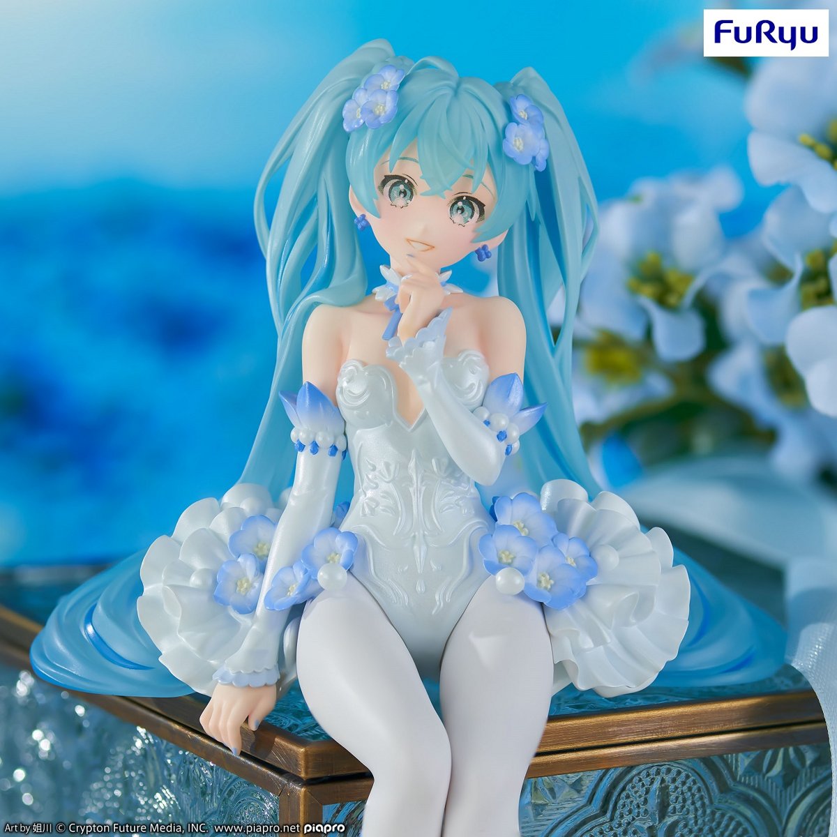 Hatsune Miku - Flower Fairy Nemophila Noodle Stopper Figure