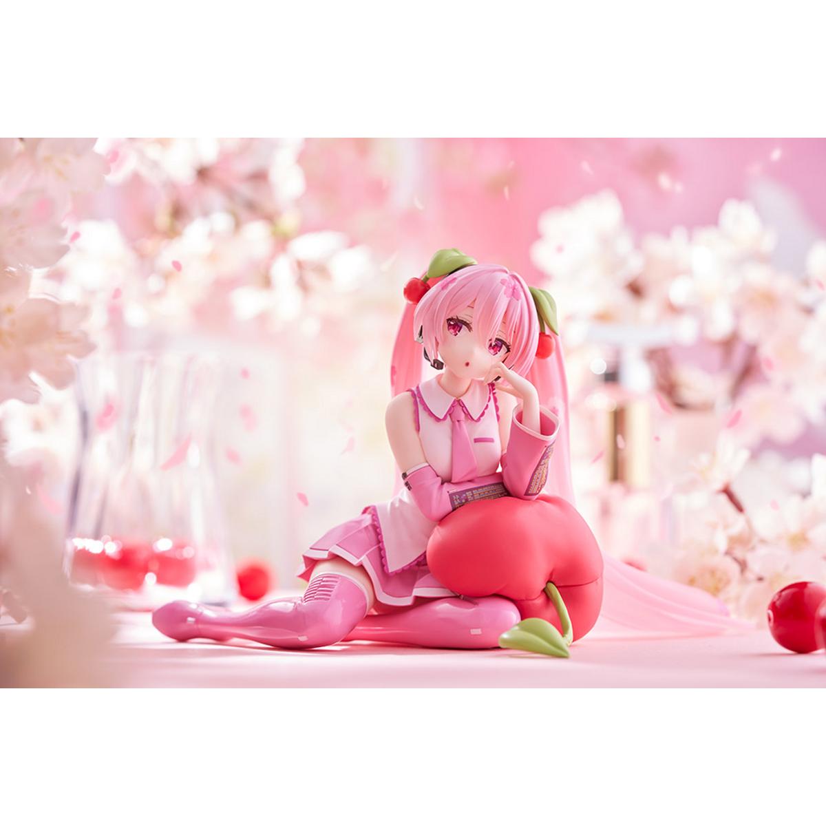 Sakura Miku Desktop Cute Figure (Cherry Cushion Ver.)