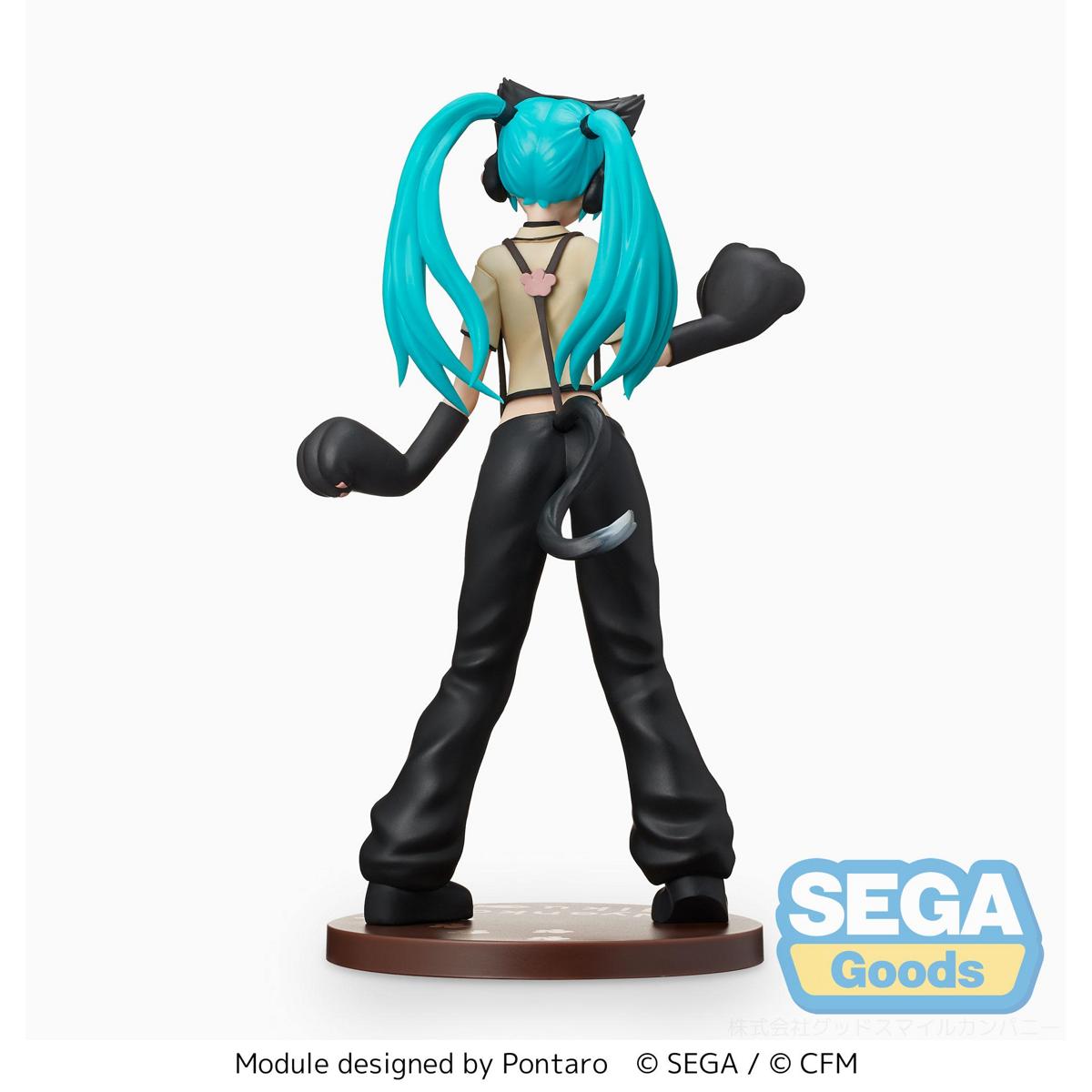 Hatsune Miku Project DIVA Arcade Future Tone Hatsune Miku (Kitty Cat) Super Premium Figure