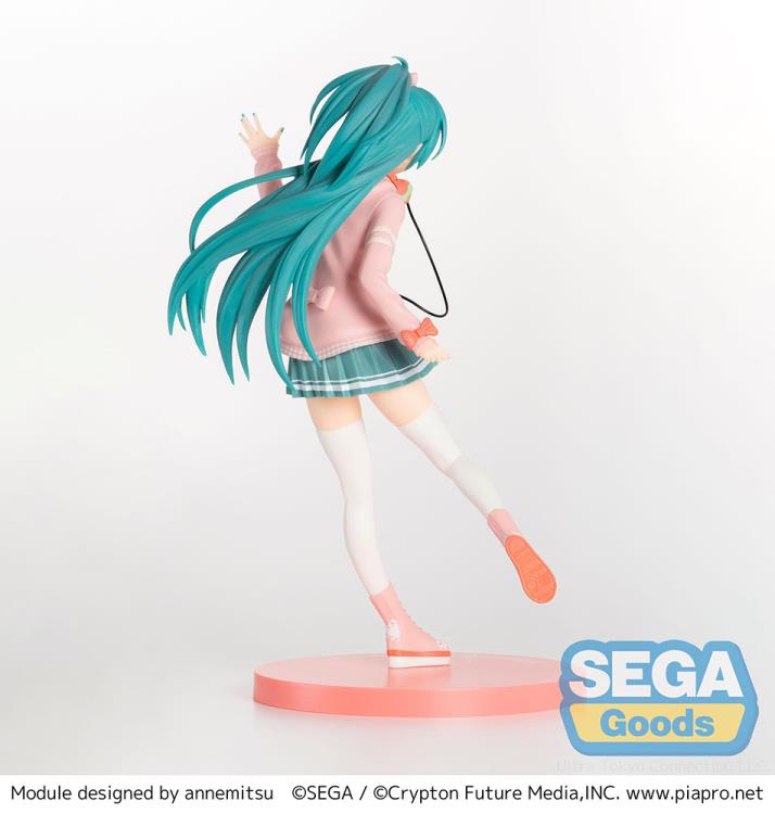 Hatsune Miku Project DIVA Arcade Future Tone Hatsune Miku (Ribbon Girl Ver.) Super Premium Figure