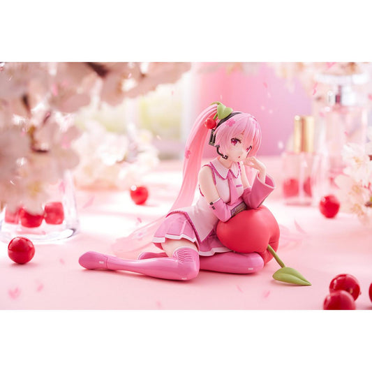 Sakura Miku Desktop Cute Figure (Cherry Cushion Ver.)