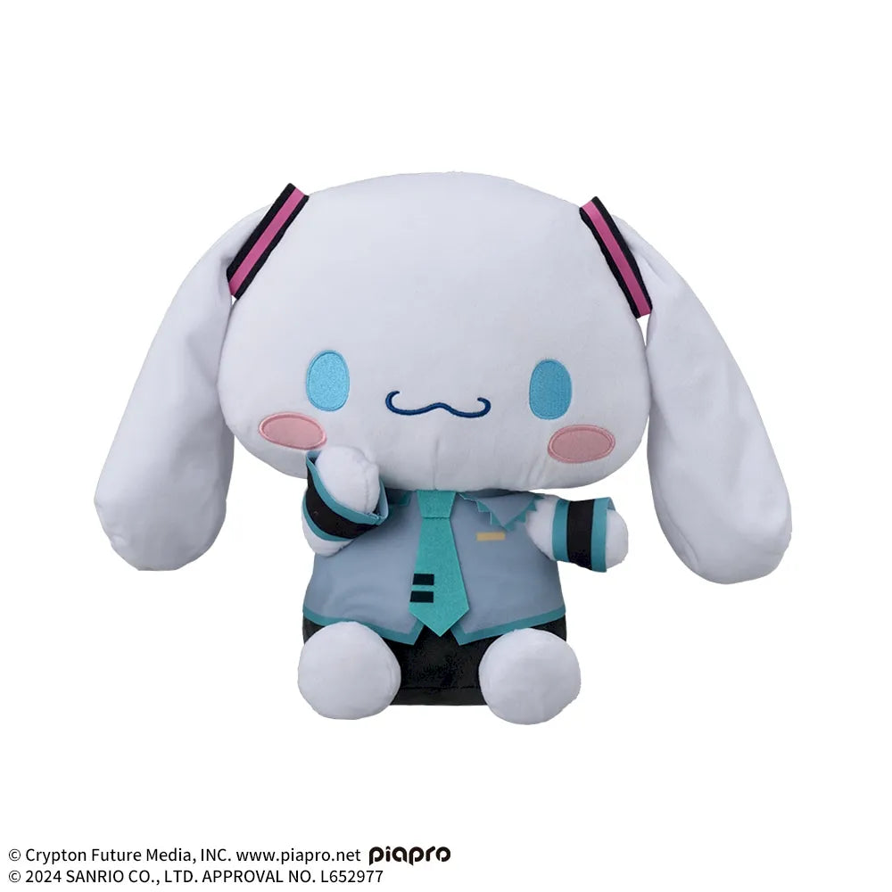 Hatsune Miku × Cinnamoroll Plush Cinnamoroll