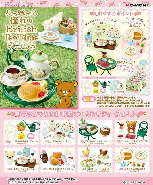Re-Ment Rilakkuma British Tea Time