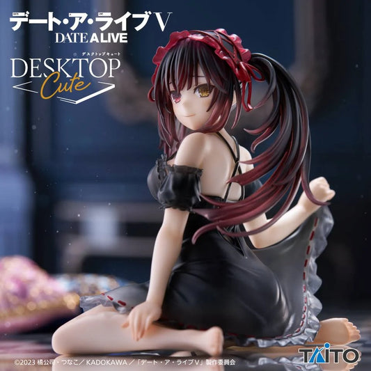Date A Live Desktop Cute Kurumi Tokisaki (Nightwear Ver.) Figure